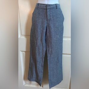 Sz 4 Martin chambray blue pants- Banana Republic